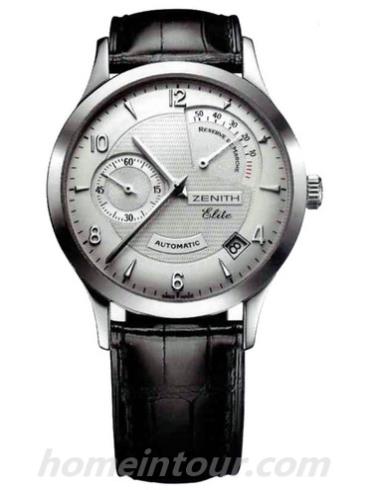 真力时03.1125.685_01.C490男表ELITE系列-黑色表带/表径37mm