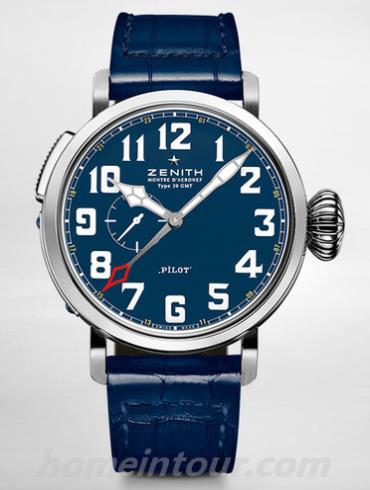 真力时95.2430.693_51.C751男表飞行员系列-蓝色表带/表径48mm