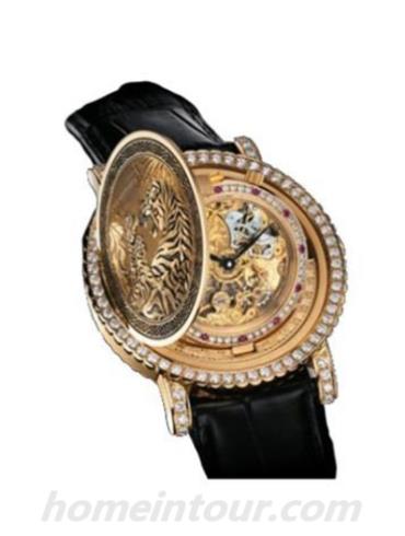 尊皇CW007.7.194.20男表收藏家系列-黑色表带/表径44.5mm