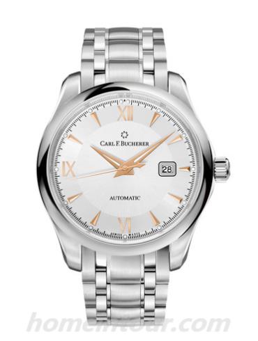 宝齐莱00.10915.08.15.21男表马利龙系列-银色表带/表径42mm