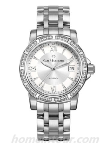 宝齐莱00.10617.08.15.95男表柏拉维系列-银色表带/表径38mm