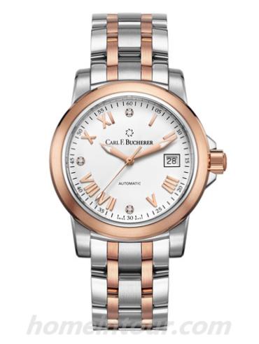 宝齐莱00.10617.07.29.99男表柏拉维系列-银色表带/表径38mm