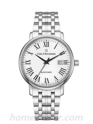 宝齐莱00.10318.08.11.21男表爱德玛尔系列-银色表带/表径40mm