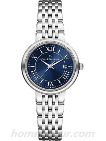 宝齐莱00.10315.08.55.21女表爱德玛尔系列-银色表带/表径39mm