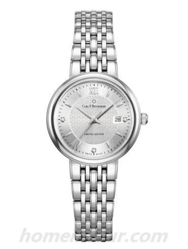 宝齐莱00.10315.08.19.98女表爱德玛尔系列-银色表带/表径28mm