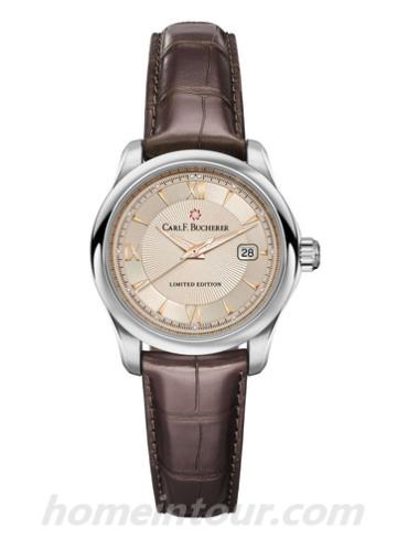 宝齐莱00.10911.08.95.97女表马利龙系列-棕色表带/表径30mm