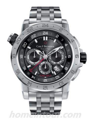 宝齐莱00.10633.08.33.21男表柏拉维系列-银色表带/表径47.4mm