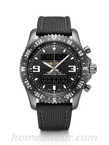 百年灵M78367101B1W1男表航空计时系列-表带/表径46mm