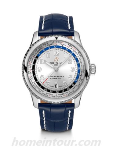 百年灵AB3521U01G1P2男表航空计时8系列-表带/表径43mm