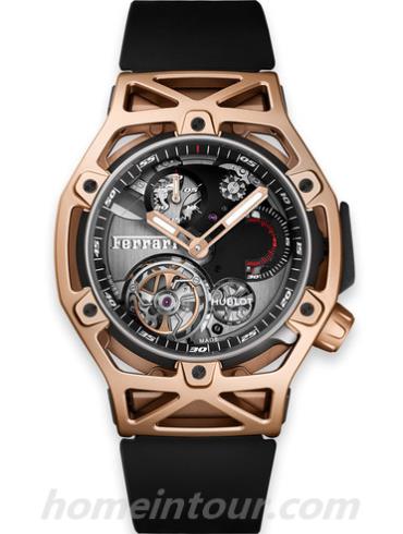 宇舶408.OI.0123.RX男表传世之作系列-黑色表带/表径45mm