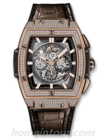 宇舶601.OX.0183.LR.1704请选择BIG BANG系列-棕色表带/表径45mm