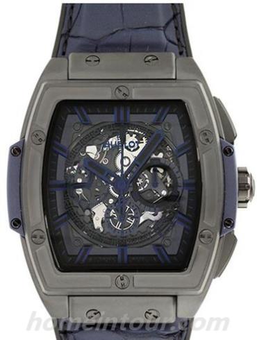 宇舶601.CI.0190.GR.ABB15男表BIG BANG系列-蓝色表带/表径47.70 x 56.30mmmm