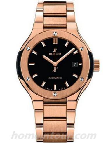 宇舶585.OX.1180.OX女表经典融合系列-金色表带/表径33mm