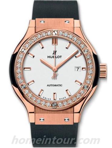 宇舶582.OX.2610.RX.1204女表经典融合系列-黑色表带/表径33mm