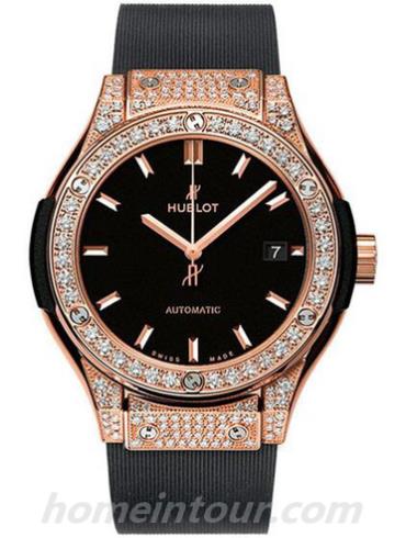 宇舶582.OX.1180.RX.1704女表经典融合系列-黑色表带/表径33mm