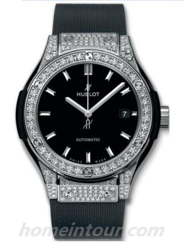 宇舶582.NX.1170.RX.1704女表经典融合系列-黑色表带/表径33mm