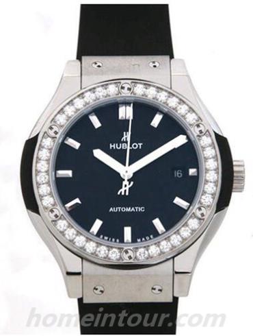 宇舶582.NX.1170.RX.1204女表经典融合系列-黑色表带/表径33mm