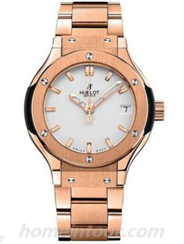 宇舶581.OX.2610.OX女表经典融合系列-金色表带/表径33mm