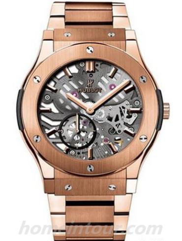 宇舶545.OX.0180.OX男表经典融合系列-金色表带/表径42mm