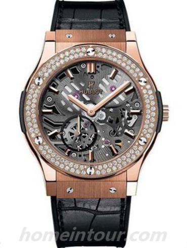 宇舶545.OX.0180.LR.1104男表经典融合系列-黑色表带/表径42mm