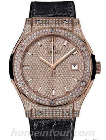 宇舶542.OX.9010.LR.1704男表经典融合系列-黑色表带/表径42mm