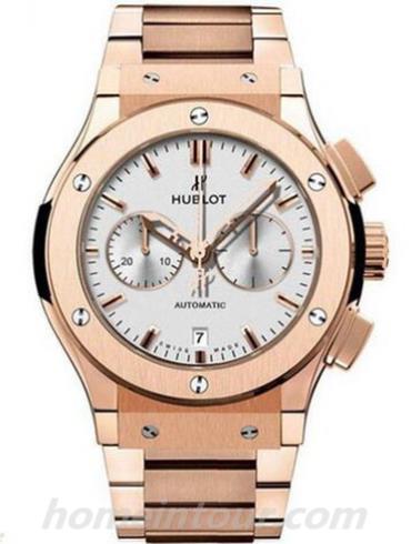 宇舶541.OX.2610.OX男表经典融合系列-金色表带/表径42mm