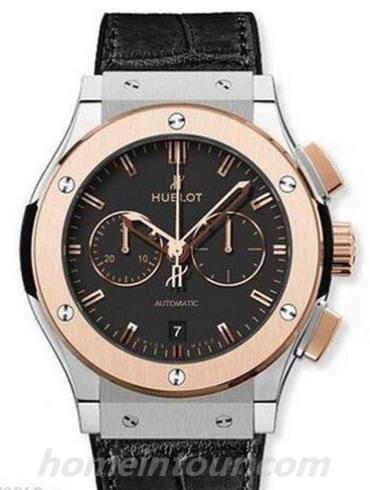 宇舶541.NO.1180.LR男表经典融合系列-黑色表带/表径42mm