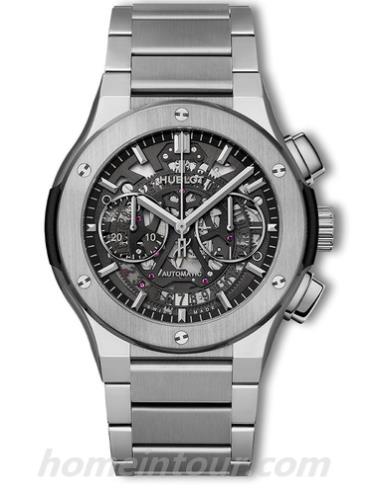 宇舶528.NX.0170.NX男表经典融合系列-银色表带/表径45mm