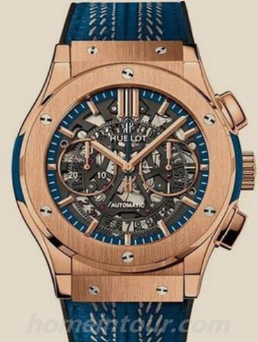 宇舶525.NX.0129.VR.ICC16男表经典融合系列-红色表带/表径45mm