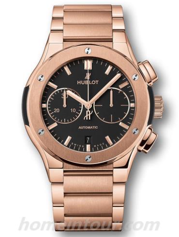 宇舶520.OX.1180.OX男表经典融合系列-金色表带/表径45mm