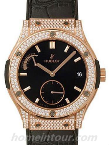 宇舶516.OX.1480.LR.1704男表经典融合系列-黑色表带/表径45mm