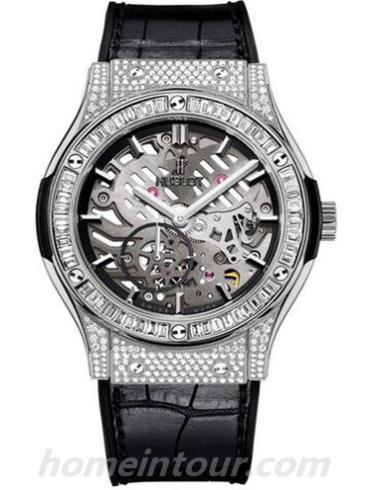 宇舶515.NX.9000.LR.0904男表经典融合系列-黑色表带/表径45mm