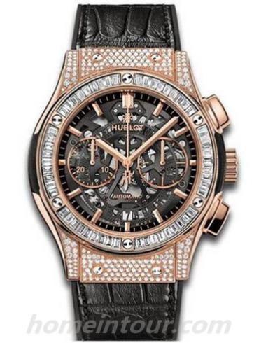 宇舶506.OX.0180.LR.0904男表经典融合系列-黑色表带/表径45mm