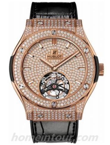 宇舶505.OX.9010.LR.1704男表经典融合系列-黑色表带/表径45mm