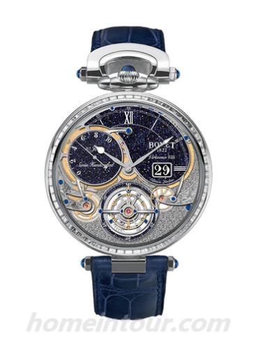 播威T10GD004-SB1男表Fleurier Grandes Complications系列-蓝色表带/表径44mm