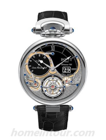 播威T10GD002男表Fleurier Grandes Complications系列-黑色表带/表径44mm