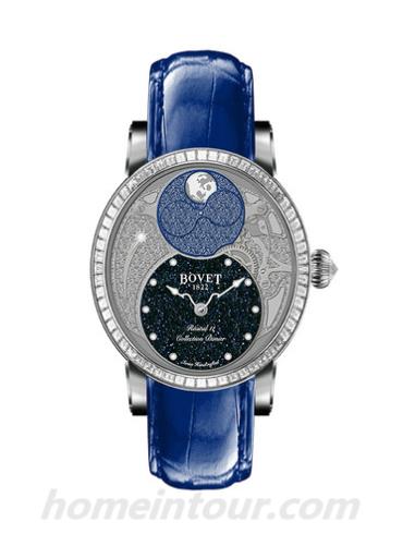 播威R110014-SB1女表播威女士特制腕表系列-蓝色表带/表径17 1/2 ''' x 12 3/4 '''mm