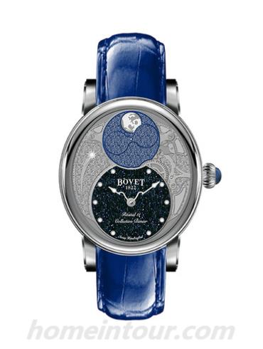 播威R110014女表播威女士特制腕表系列-蓝色表带/表径17 1/2 ''' x 12 3/4 '''mm