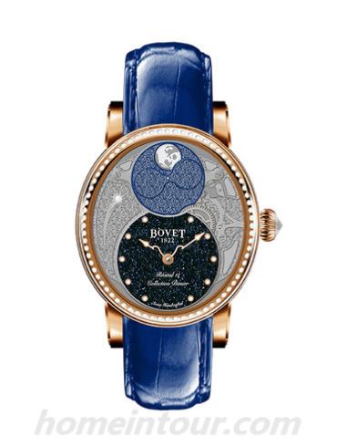 播威R110013-SD1女表播威女士特制腕表系列-蓝色表带/表径17 1/2 ''' x 12 3/4 '''mm