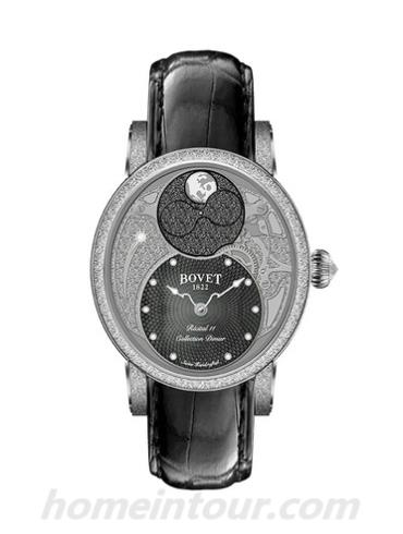 播威R110002-C1234女表播威女士特制腕表系列-黑色表带/表径17 1/2 ''' x 12 3/4 '''mm