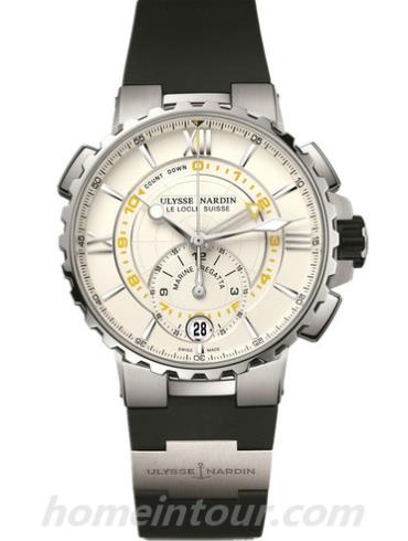 雅典1553_155_3_40男表航海系列-黑色表带/表径44mm