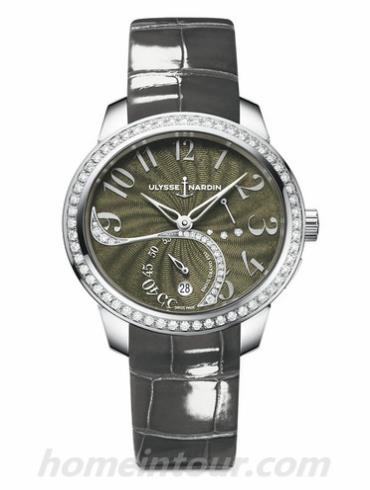 雅典3103_125B_E1女表Jade玉玲珑系列-黑色表带/表径36 mm x 39 mm