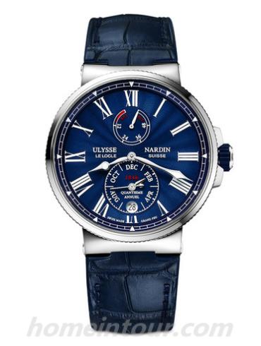 雅典1133_210_E3男表航海系列-蓝色表带/表径43mm