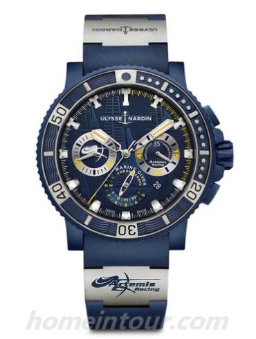 雅典353-98LE-3_ARTEMIS男表Diver潜水表系列-蓝色表带/表径45.8mm