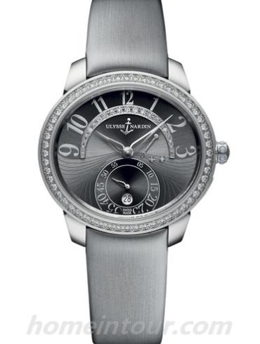 雅典3100_125B_592女表女装复杂功能腕表系列-灰色表带/表径39x36mm