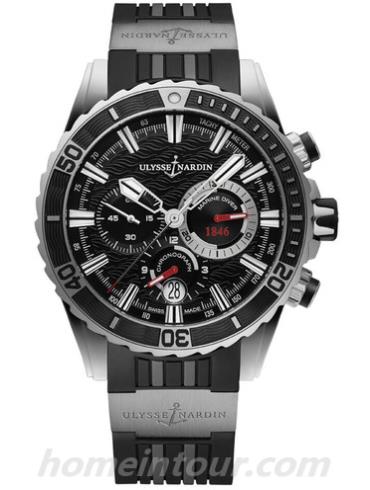 雅典1503_151_3_92男表航海系列-黑色表带/表径44mm