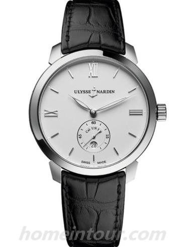 雅典3203_136_2_30男表鎏金经典系列-黑色表带/表径40mm