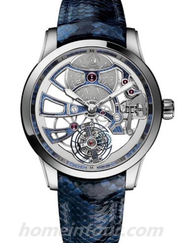 雅典1700_129_03男表珍贵独特机械腕表系列-蓝色表带/表径44mm