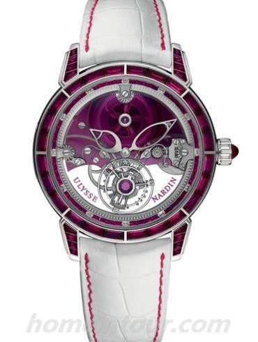 雅典799_88BAG_CHAI女表珍贵独特机械腕表系列-白色表带/表径41mm