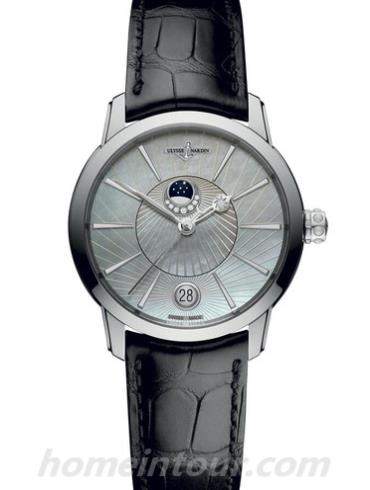 雅典8293_123_2_91女表鎏金经典系列-黑色表带/表径35mm